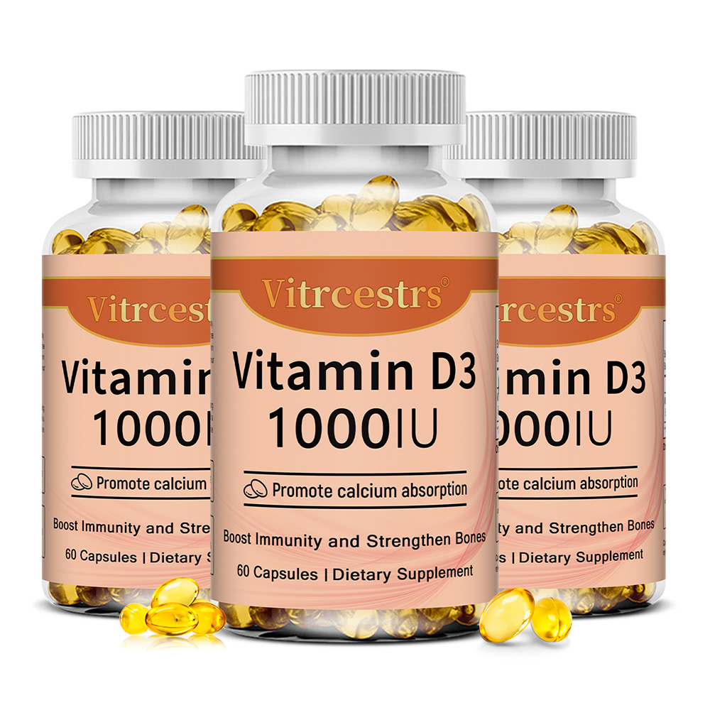 Health Wellness & Psychology - Capsule di vitamina D3 1000 UI,