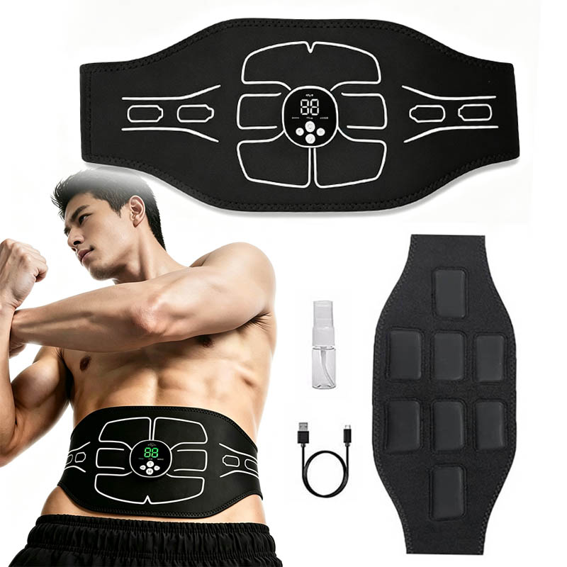 Health Wellness Fitness - Cintura Tonificante Intelligente per Addominali, Stimolatore