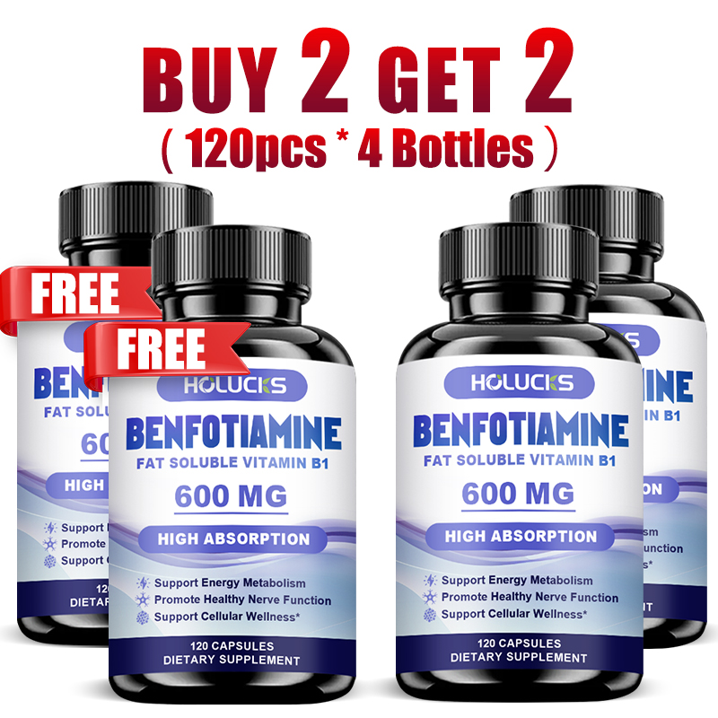 Health Wellness & Psychology - Capsule di Benfotiamina, con Vitamina B1