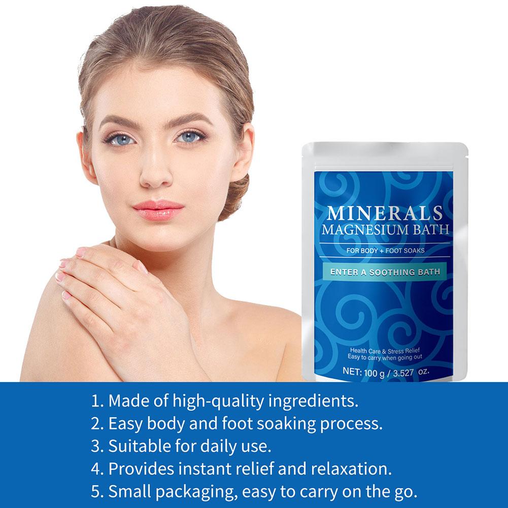 Bath Salts Magnesium - Sale da Bagno al Magnesio Biologico