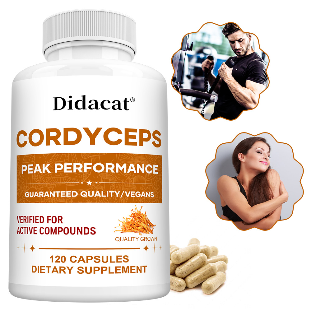 Health Wellness & Psychology - Capsule di Cordyceps 1000mg, Integratore Naturale