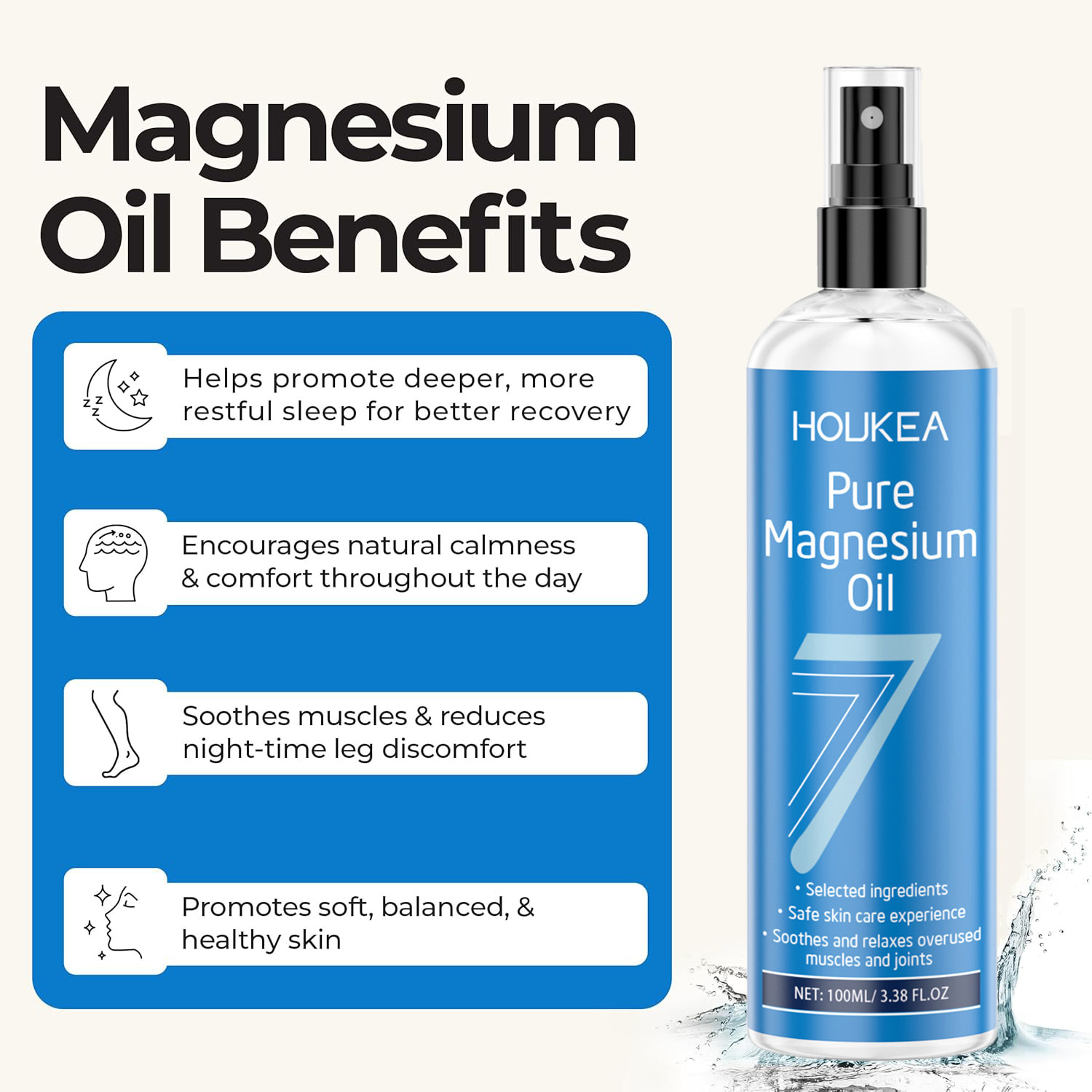 Spray di Olio di Magnesio Puro - Bath Salts Magnesium recensione e prezzo
