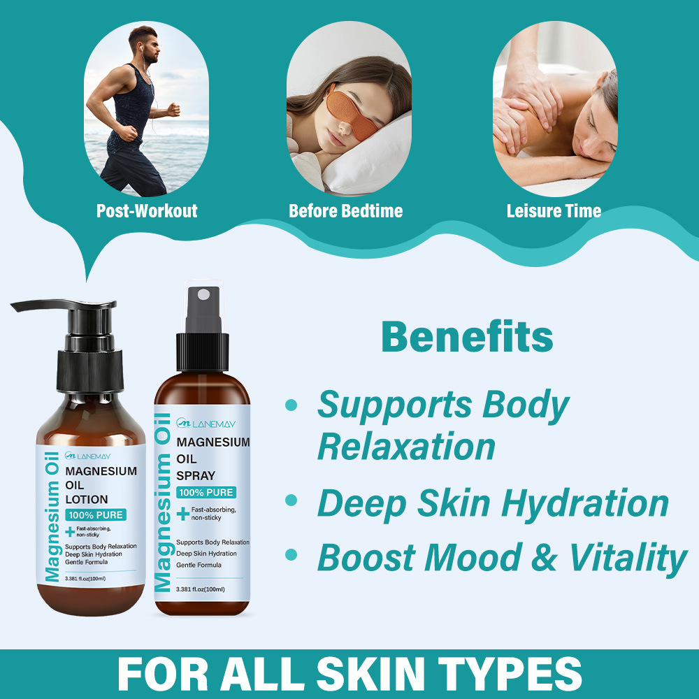 Set Spray e Lozione all'Olio d - Bath Salts Magnesium recensione e prezzo