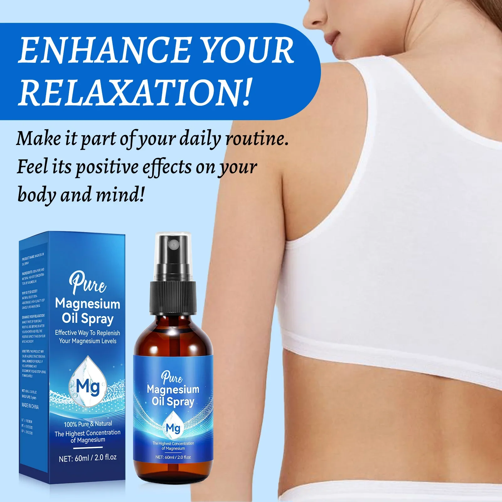 Spray Olio Corpo al Magnesio 6 - Bath Salts Magnesium recensione e prezzo