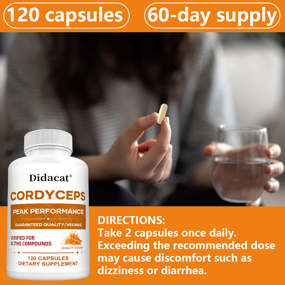 Capsule di Cordyceps 1000mg, I - Health Wellness & Psychology recensione e prezzo